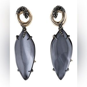 Alexis Bittar Coiled Snake Lucite Clip Earrings